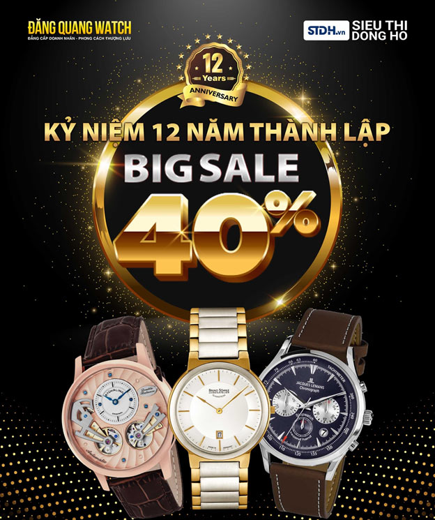 Đăng Quang Watch sinh nhật lần thứ 12